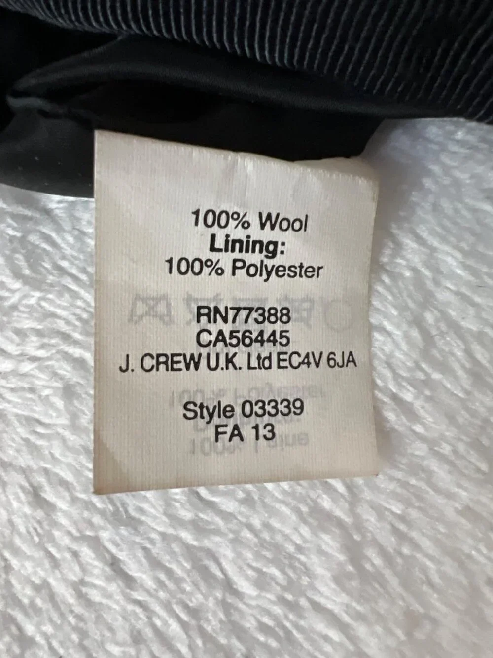 J. Crew Wool Mini Skirt Size 6 Moto Zip Front Fall Academia Dark Gray/Black